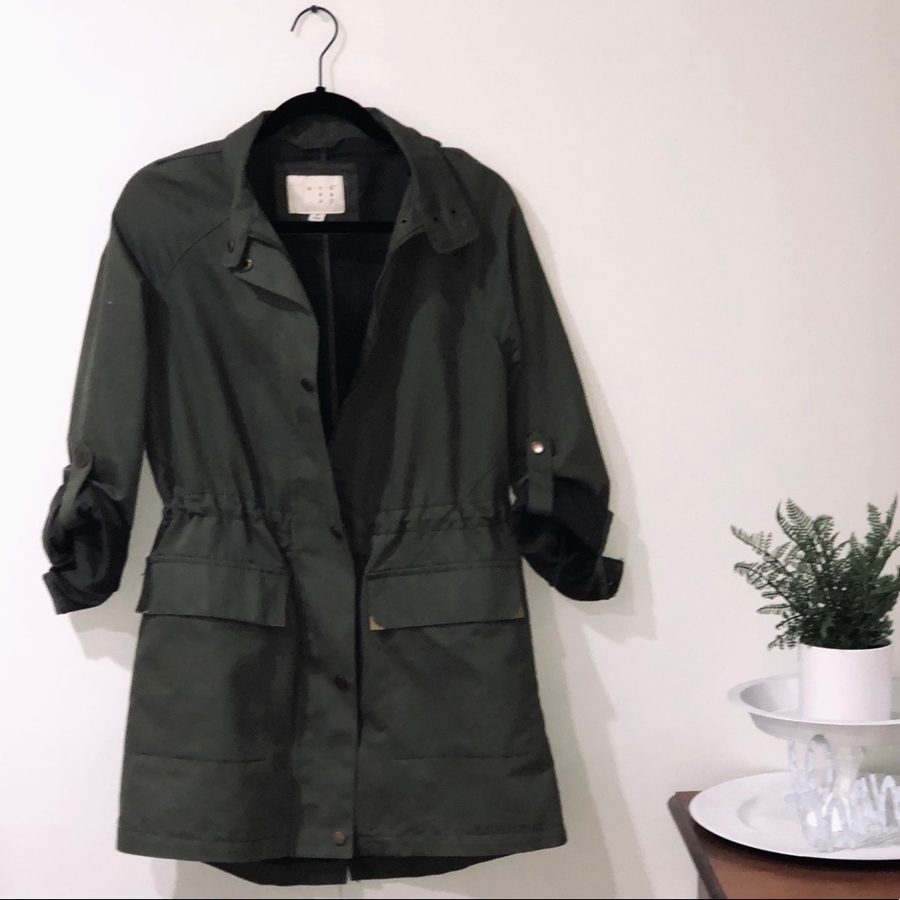 A new day Army Green Jacket